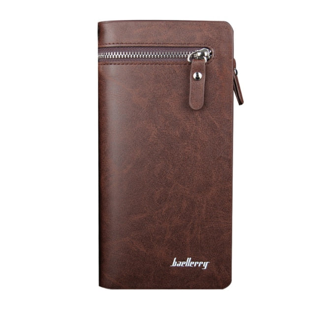 Men Long Wallet Clutch Bag, Credit Card Holder
