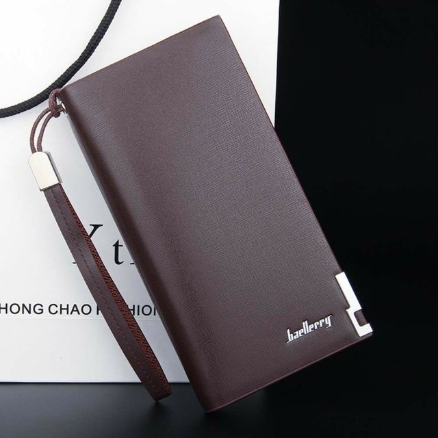 Men Long Wallet Clutch Bag, Credit Card Holder