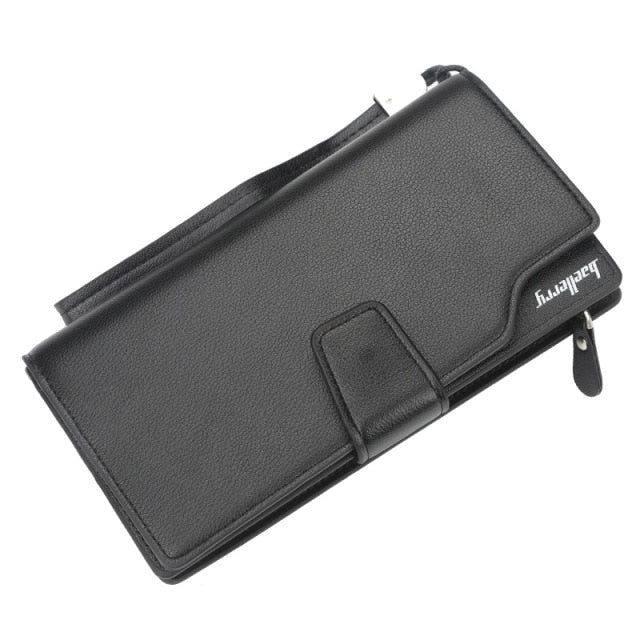 Men Long Wallet Clutch Bag, Credit Card Holder