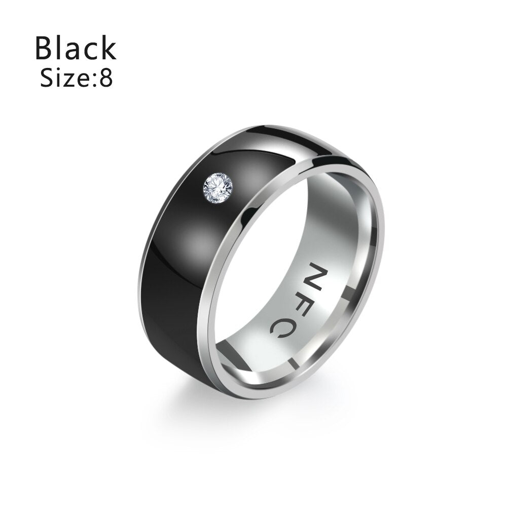 New Fashion Multifunctional  Waterproof NFC Finger Ring With Intelligent Technology
