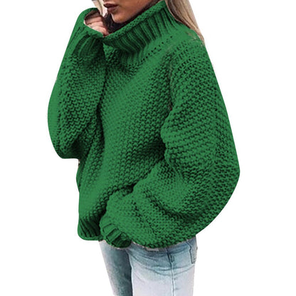 Women's Knitted Turtleneck Sweater