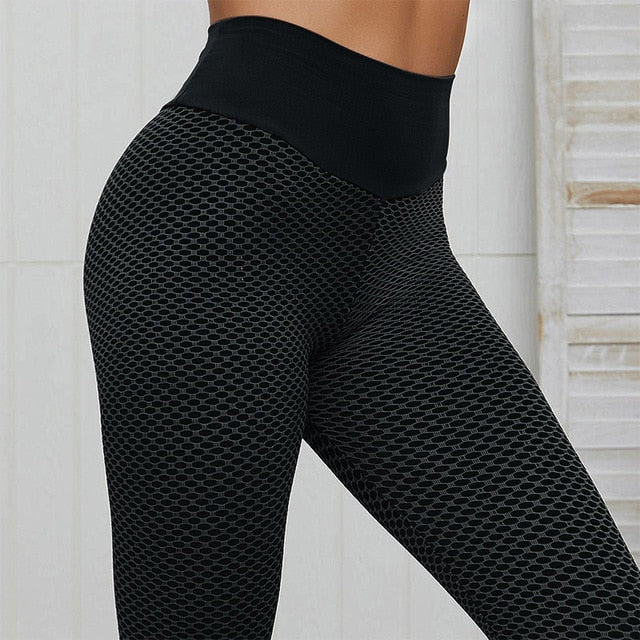 Women's Mesh Push Up Fitness Leggings