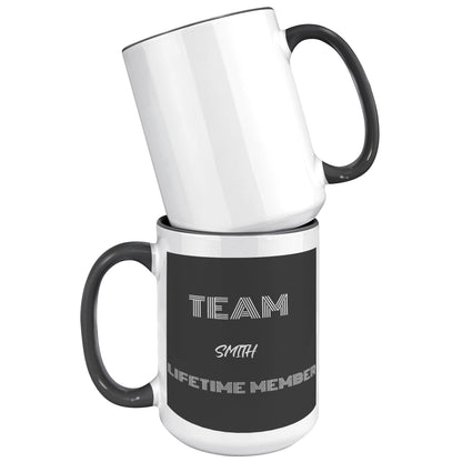 Custom Name15 oz white mug