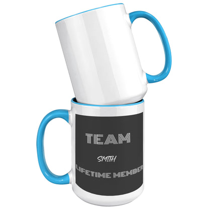 Custom Name15 oz white mug