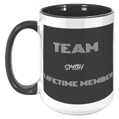 Custom Name15 oz white mug