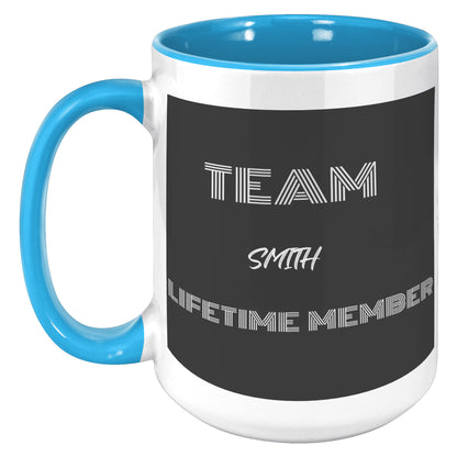 Custom Name15 oz white mug
