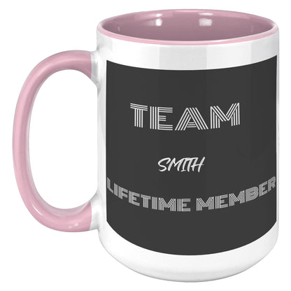 Custom Name15 oz white mug