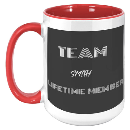 Custom Name15 oz white mug
