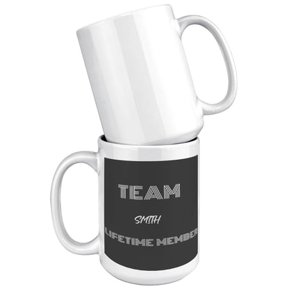 Custom Name15 oz white mug