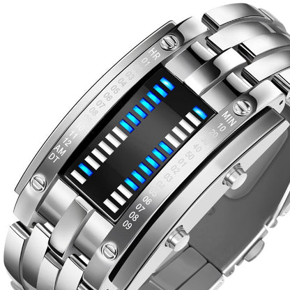Men's Futuristic Digital Wrist Watch