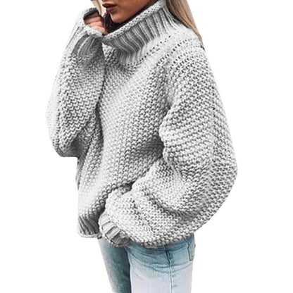 Women's Knitted Turtleneck Sweater