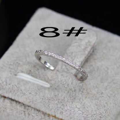 Women's Captivating Bar Slider Brilliant CZ Rose Gold Colour Bracelet