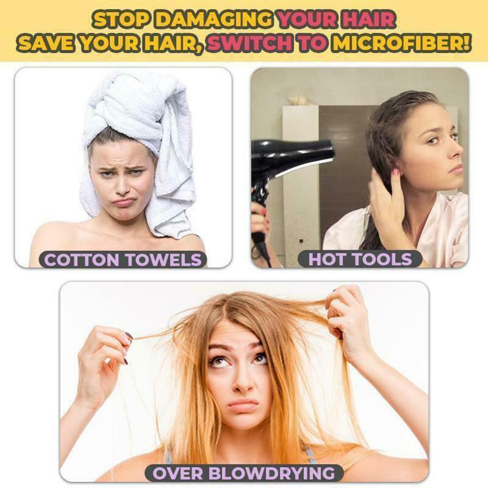 Magic Microfiber Hair Dryer Fast Drying Towel