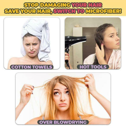 Magic Microfiber Hair Dryer Fast Drying Towel