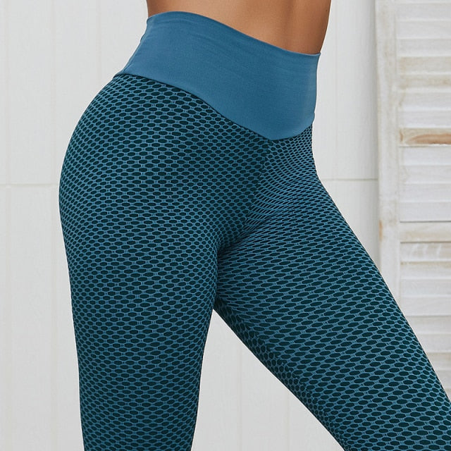 Women's Mesh Push Up Fitness Leggings