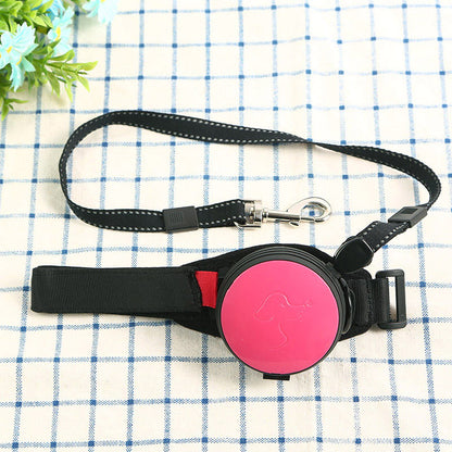 Hands-Free Wrist Adjustable Retractable Traction Dog Leash