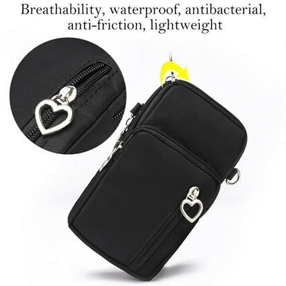 New Waterproof Mini Nylon Cross-body Cell Phone Shoulder Bag Purse/Wallet
