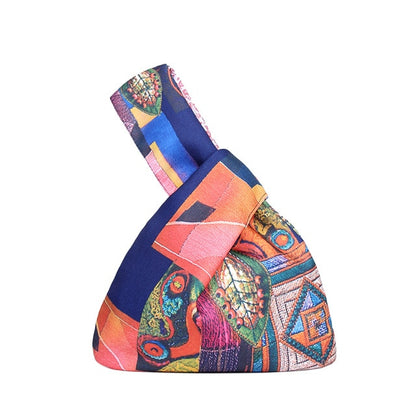 Cotton Japanese Style Sleeve Knot Bag