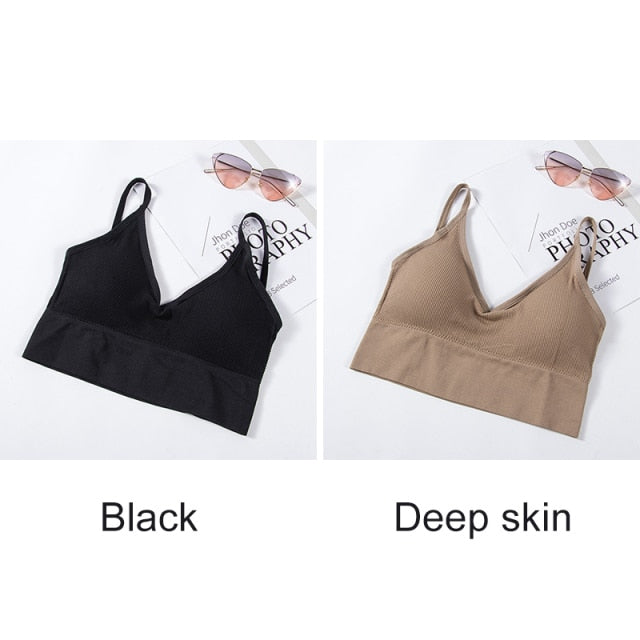 2 Pcs Bras for Women. Seamless Bra U Type Backless Push Up Bralette Brassiere