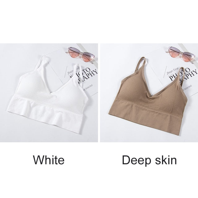 2 Pcs Bras for Women. Seamless Bra U Type Backless Push Up Bralette Brassiere