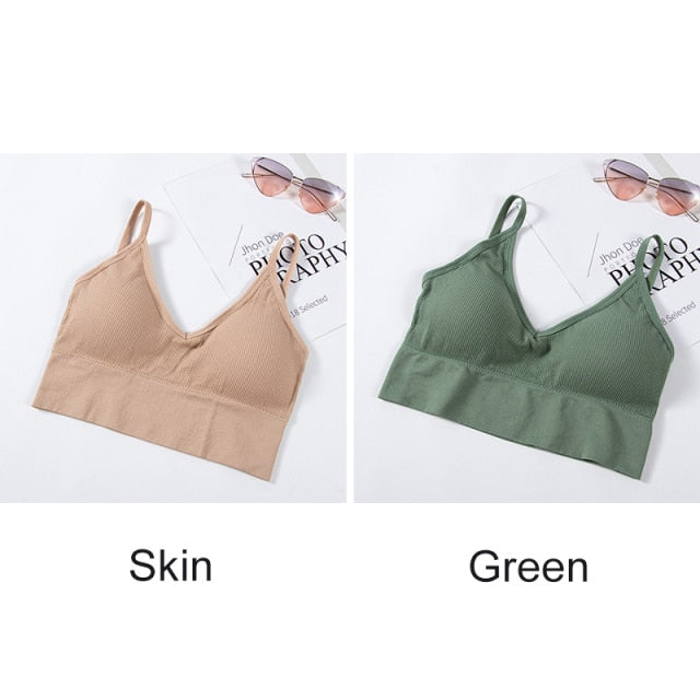 2 Pcs Bras for Women. Seamless Bra U Type Backless Push Up Bralette Brassiere