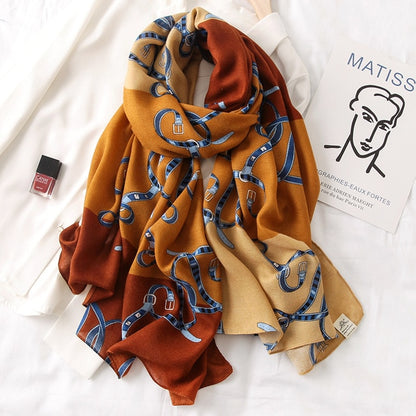 Women's 2020 Fashionable Warm Cotton Spring & Winter Scraves