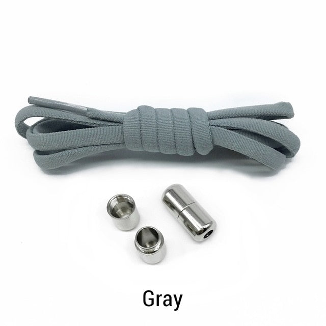 Elastic No Tie Shoelaces Semicircle Shoe Laces For Kids and Adult Sneakers