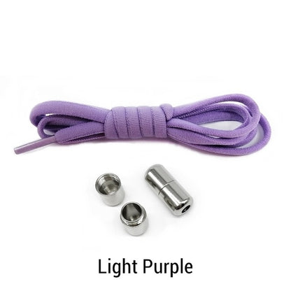 Elastic No Tie Shoelaces Semicircle Shoe Laces For Kids and Adult Sneakers