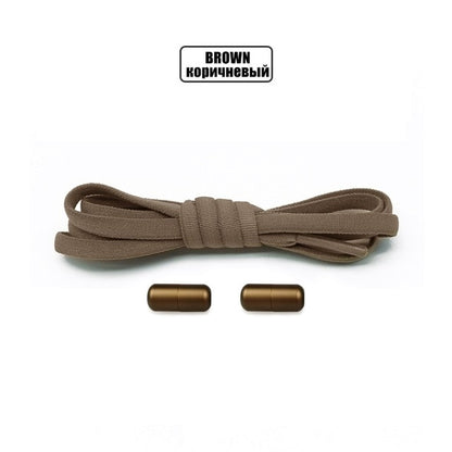 Elastic No Tie Shoelaces Semicircle Shoe Laces For Kids and Adult Sneakers