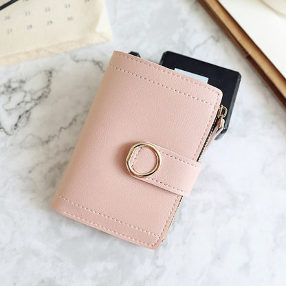 Women Small Fashion Brand, Leather 2020 Clutch Purse/Wallet  With Money Clip