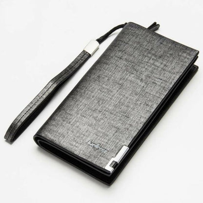 Men Long Wallet Clutch Bag, Credit Card Holder