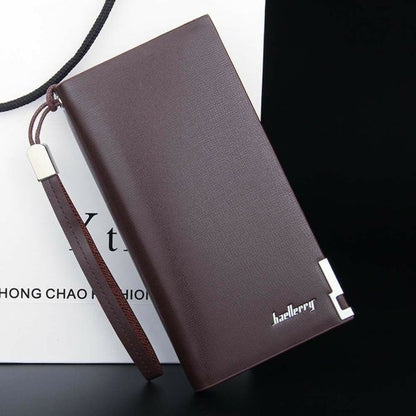 Men Long Wallet Clutch Bag, Credit Card Holder