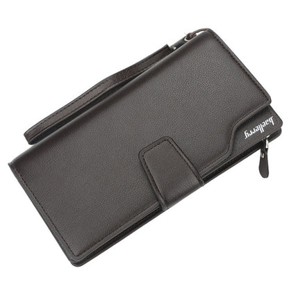 Men Long Wallet Clutch Bag, Credit Card Holder